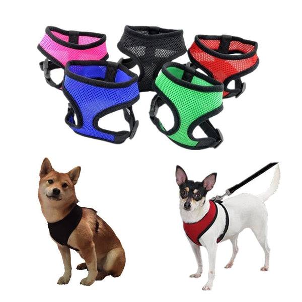 Adjustable Soft Breathable Dog Harness - World Pet Shop