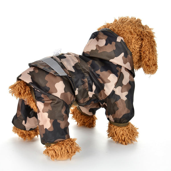 Doggy Rain Coat with Hood - World Pet Shop