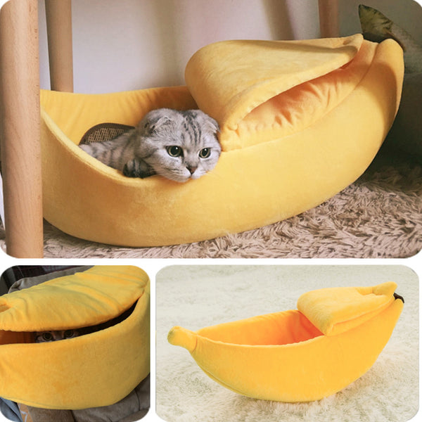 Banana Pet Bed House - World Pet Shop